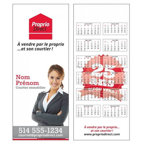 Cartons publicitaires 3.5''x8.5''  PDPROM08